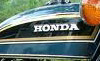 1975 Honda 750 planet blue